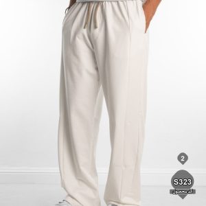 شلوار بگ نخی  وارداتی برند pull bear